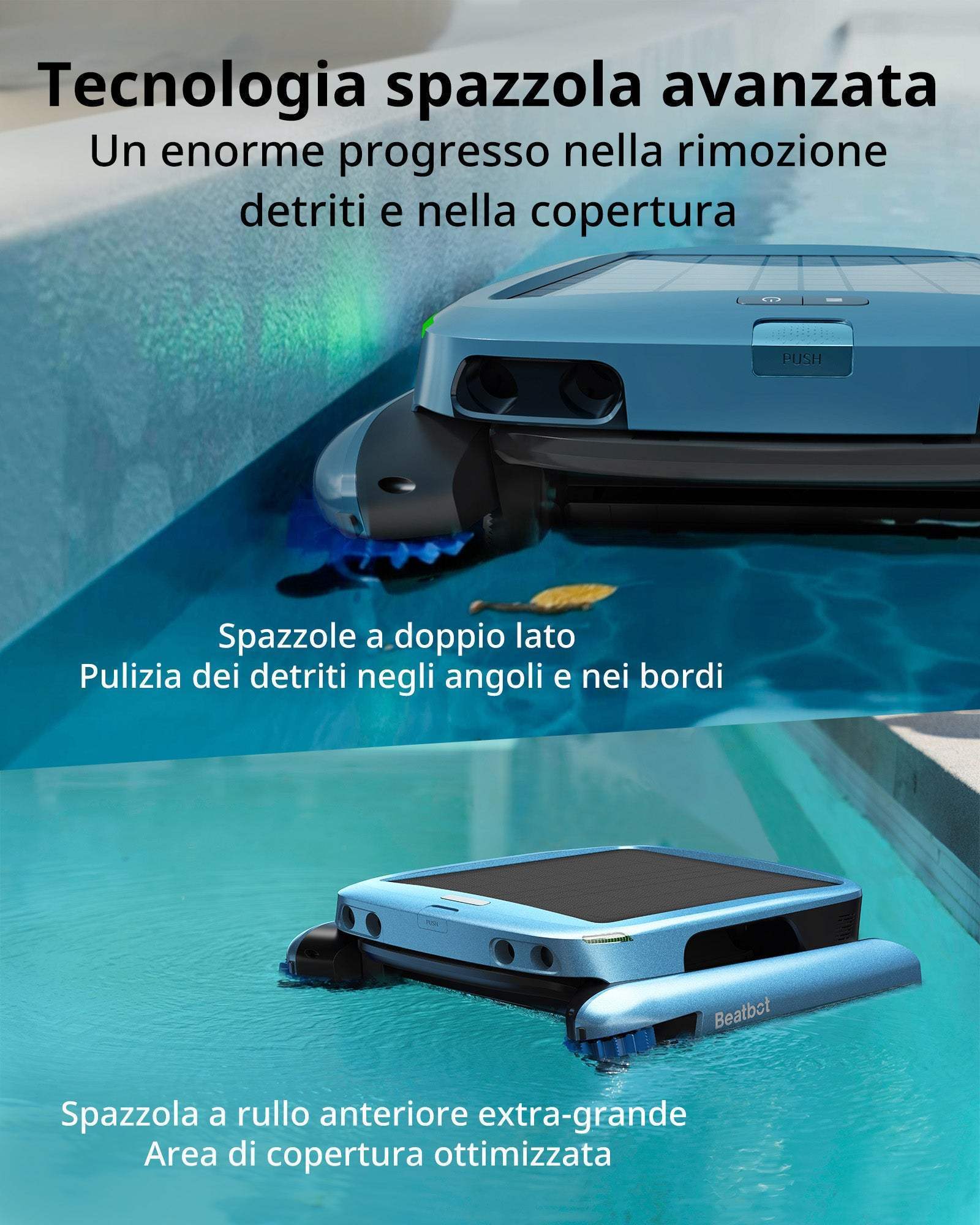 Skimmer per piscina robotizzato iSkim Ultra Beatbot - Beatbot-IT