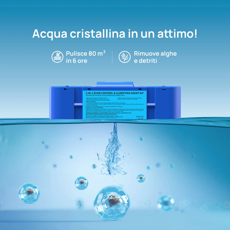 Piscine più pulite, pianeta più pulito