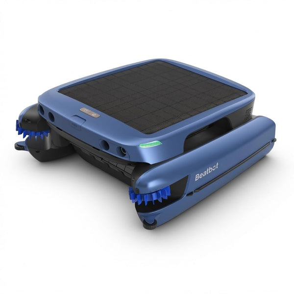 Beatbot iSkim Ultra Skimmer per Piscina robotizzato a energia Solare, Robot pulitore per Piscina Superficie, blu acqua