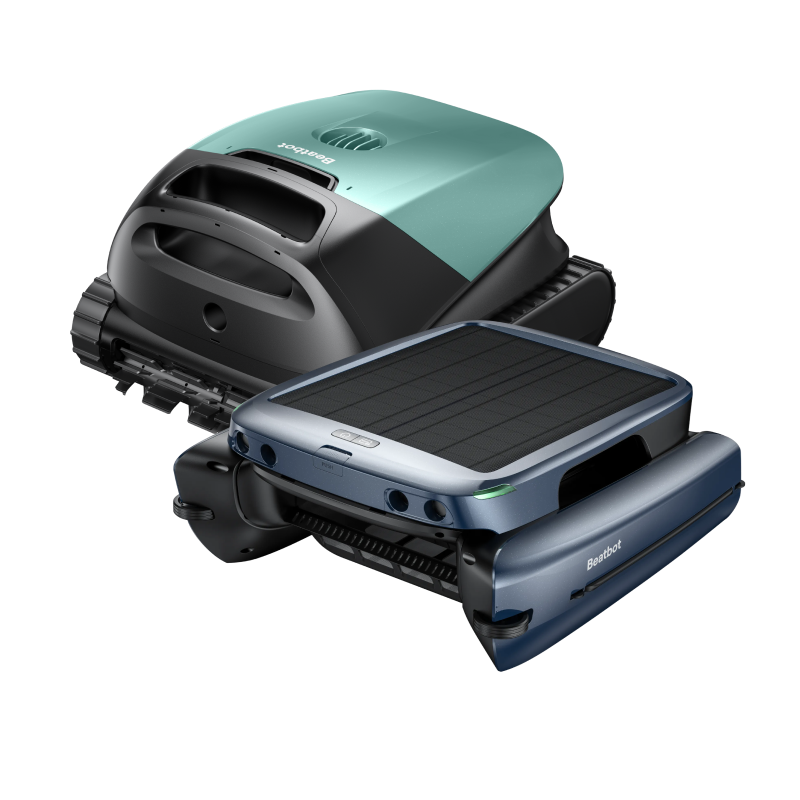 Robot nettoyeur de piscine Beatbot Sora 10 + écumeur de piscine robotisé iSkim Ultra
