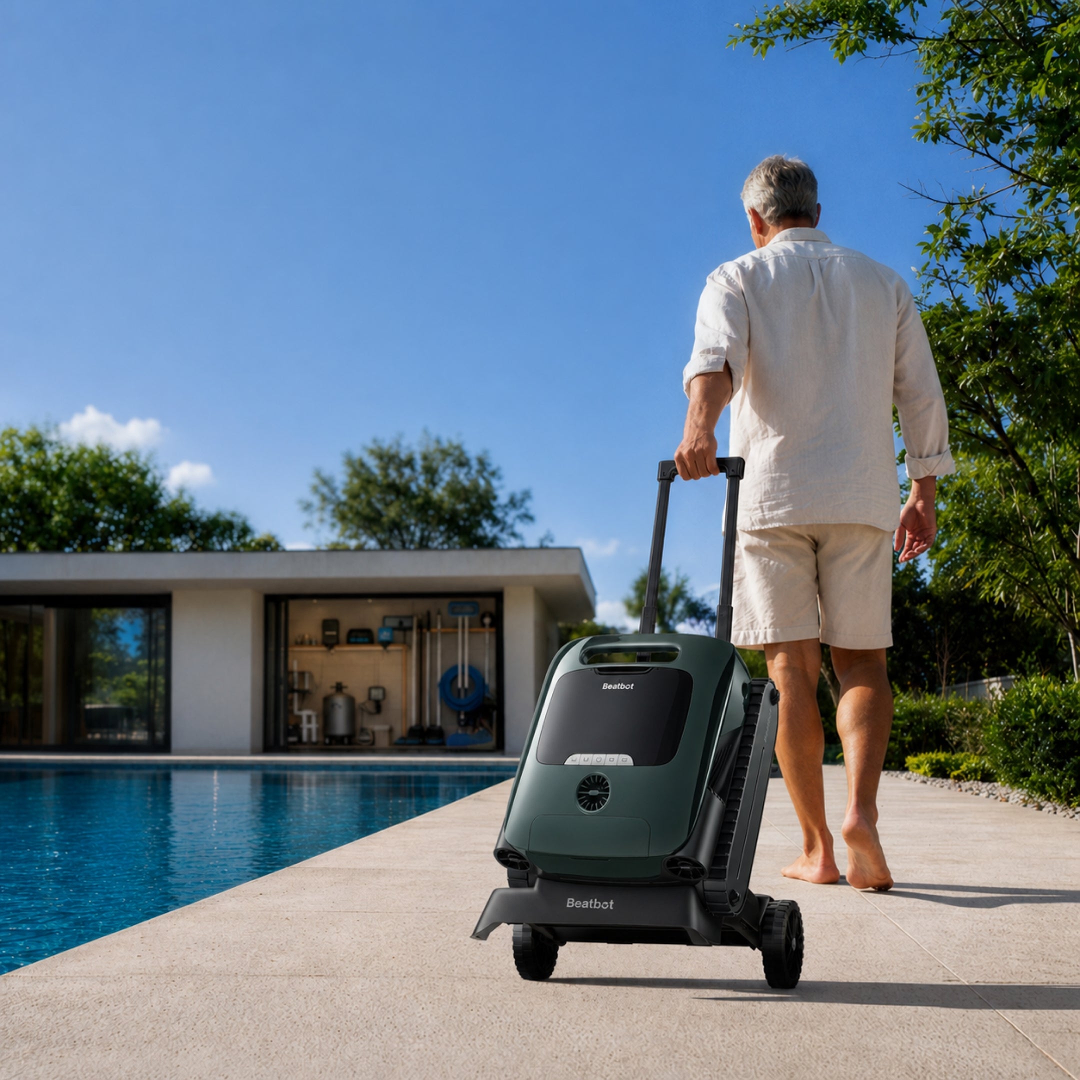 Carrello per Pulitore Piscina Beatbot