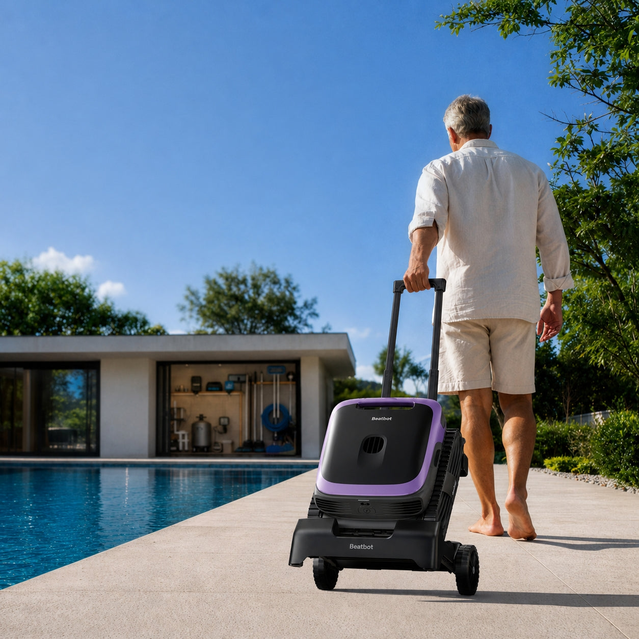 Carrello per Pulitore Piscina Beatbot